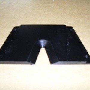 PLACA DESLISANTE UNICA  - AJUSTE VAZADO