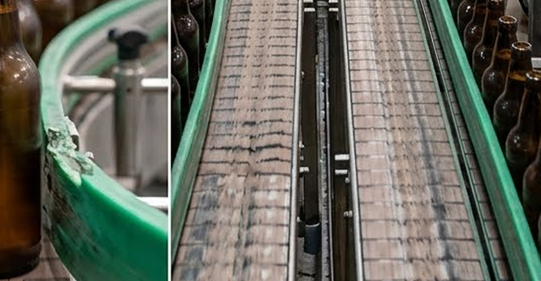 Capa do artigo Estabilidade no Transporte: Como o Desgaste Da Linha e Guias Laterais Gera Vibração nas Garrafas e Provoca Falsas Rejeições  na inspeção